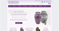 Desktop Screenshot of legacycremationurns.com